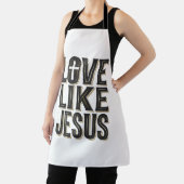 Liefde als Jezus Christelijk Typografie Ontwerp_1 Schort (Insitu)
