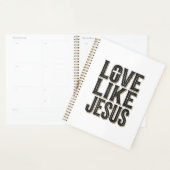 Liefde Als Jezus Christelijke Typografie Ontwerp_1 Planner (Display)