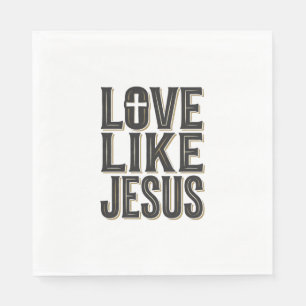 Liefde als Jezus Christelijke Typografie Ontwerp_1 Servet