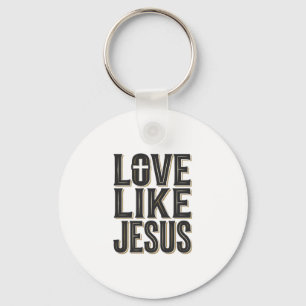 Liefde als Jezus Christelijke Typografie Ontwerp_1 Sleutelhanger