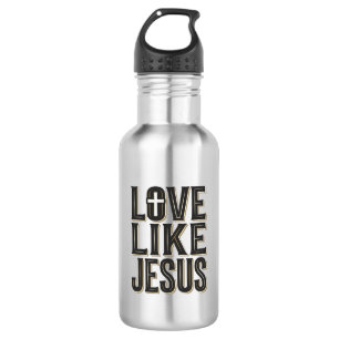 Liefde als Jezus Christelijke Typografie Ontwerp_1 Waterfles