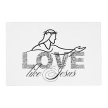 Liefde Als Jezus Christelijke Typografie Ontwerp