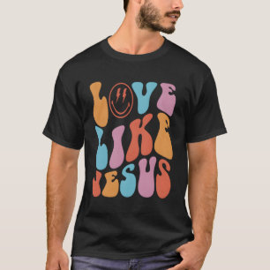 Liefde als Jezus esthetisch voor Jezus T-shirt