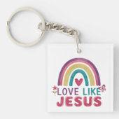 Liefde als Jezus, Geloof geïnspireerd, Sleutelhanger (Voorkant)