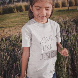 Liefde als Jezus Girl's T-shirt