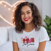 LIEFDE als Jezus, glitter GOD T-shirt