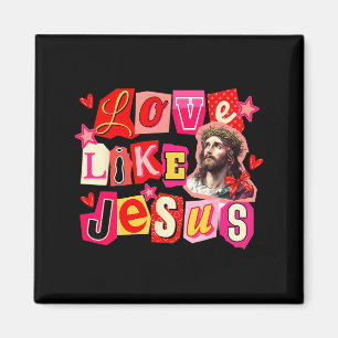 Liefde als Jezus God Religieus Christelijk Valenti Magneet