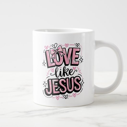 Liefde Als Jezus Grote Koffiekop (Rechts)