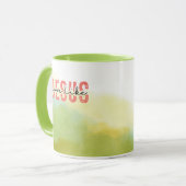 Liefde als Jezus Inspirerend Christelijke quote Mok (Voorkant links)