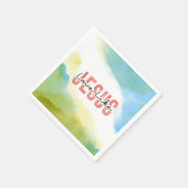 Liefde als Jezus Inspirerend Christelijke quote Servet (Hoek)