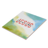 Liefde als Jezus Inspirerend Christelijke quote Tegeltje (Zijkant)