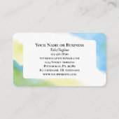 Liefde als Jezus Inspirerend Christelijke quote Visitekaartje (Achterkant)