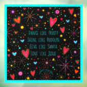 Liefde als Jezus! “Inspirivity” Raamsticker (Vel 3)