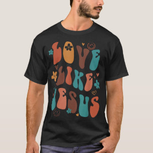 Liefde als Jezus religieuze God Christelijke woord T-shirt