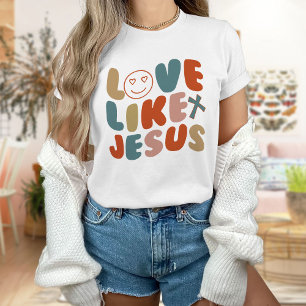 Liefde als Jezus Shirt, Comfort Colors, Trendy T-S T-shirt