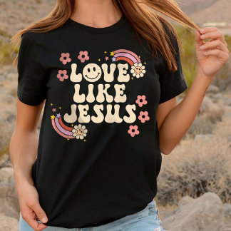 Liefde als Jezus Shirt, Comfort Colors, Trendy T-shirt