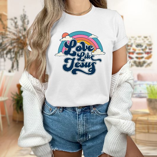 Liefde als Jezus Shirt, Trendy T-Shirt