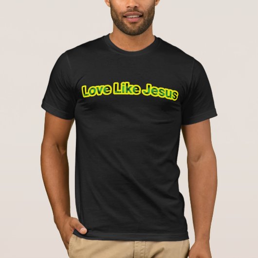 Liefde als Jezus T-shirt (Voorkant)