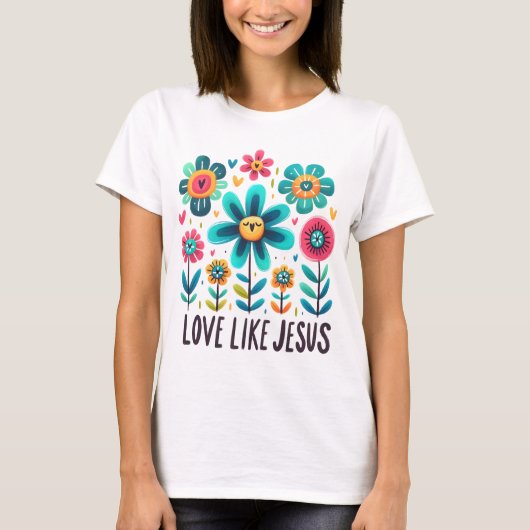 Liefde als Jezus T-shirt (Voorkant)