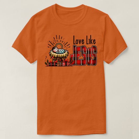 Liefde als Jezus T-shirt (Design voorkant)