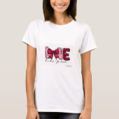 Liefde als Jezus T-shirt (Voorkant)