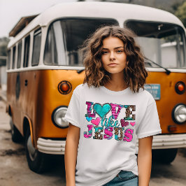 Liefde als Jezus T-shirt