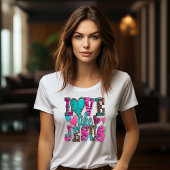 Liefde als Jezus T-shirt