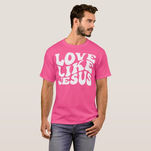 Liefde als Jezus T-shirt (Voorkant volledig)