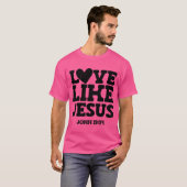 Liefde als Jezus T-shirt (Voorkant volledig)