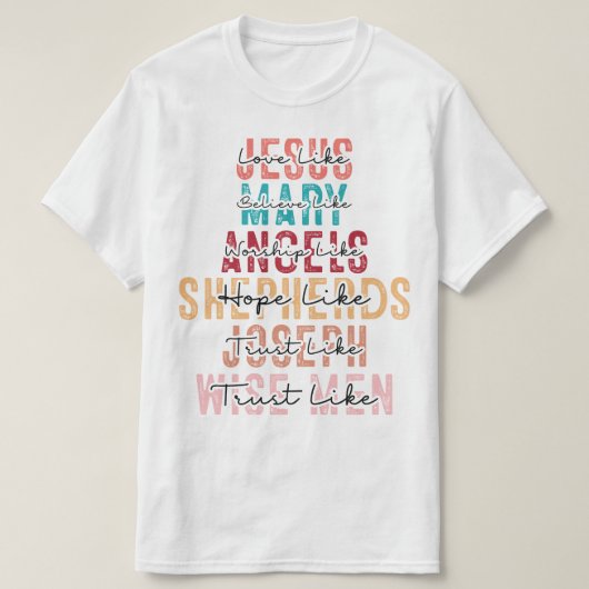 Liefde als Jezus T-shirt (Design voorkant)