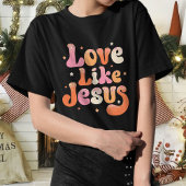 Liefde als Jezus T-Shirt, Kleur Jezus T-shirt