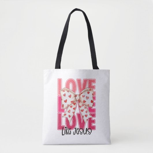 Liefde als Jezus Tote Bag (Voorkant)