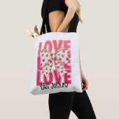 Liefde als Jezus Tote Bag (Dichtbij)