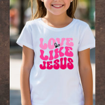 Liefde als Jezus Valentijns T-shirt