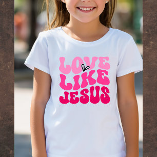 Liefde als Jezus Valentijns T-shirt