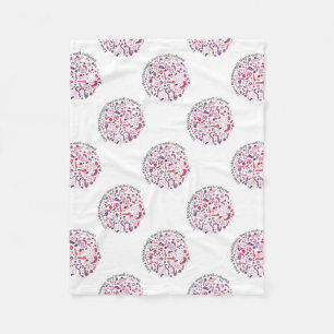 Liefde als microbioloog fleece deken