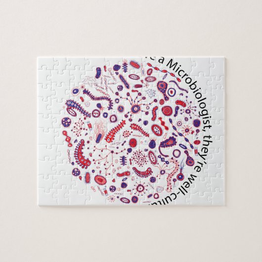 Liefde als microbioloog legpuzzel (Horizontaal)