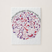 Liefde als microbioloog legpuzzel (Verticaal)