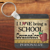 Liefde als schooladviseur sleutelhanger (Voorkant)
