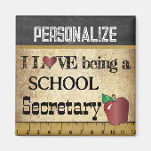 Liefde als schoolsecretaris magneet (Voorkant)