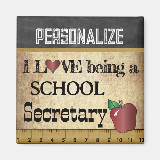 Liefde als schoolsecretaris magneet (Voorkant)