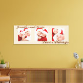 Liefde altijd aangepast driepych fototekencanvas canvas afdruk (Insitu (Woonkamer))