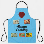 Liefde altijd alles-over-print Schort koken (Voorkant)