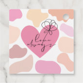 liefde altijd bedankjes labels (Achterkant)