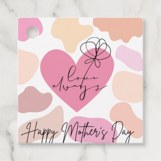 liefde altijd bedankjes labels (Voorkant)