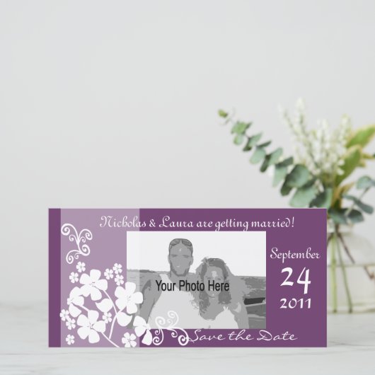 Liefde altijd / Bewaar de datum Save The Date (Staand voorkant)