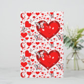 Liefde, altijd en altijd briefpapier (Staand voorkant)