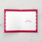 Liefde Altijd Gepersonaliseerde Foto Folie Kaart (Binnenlaag)