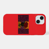 Liefde altijd in de tuin iPhone 15 case (Achterkant horizontaal)