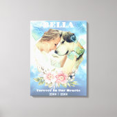 liefde altijd in ons hart canvas afdruk (Voorkant)